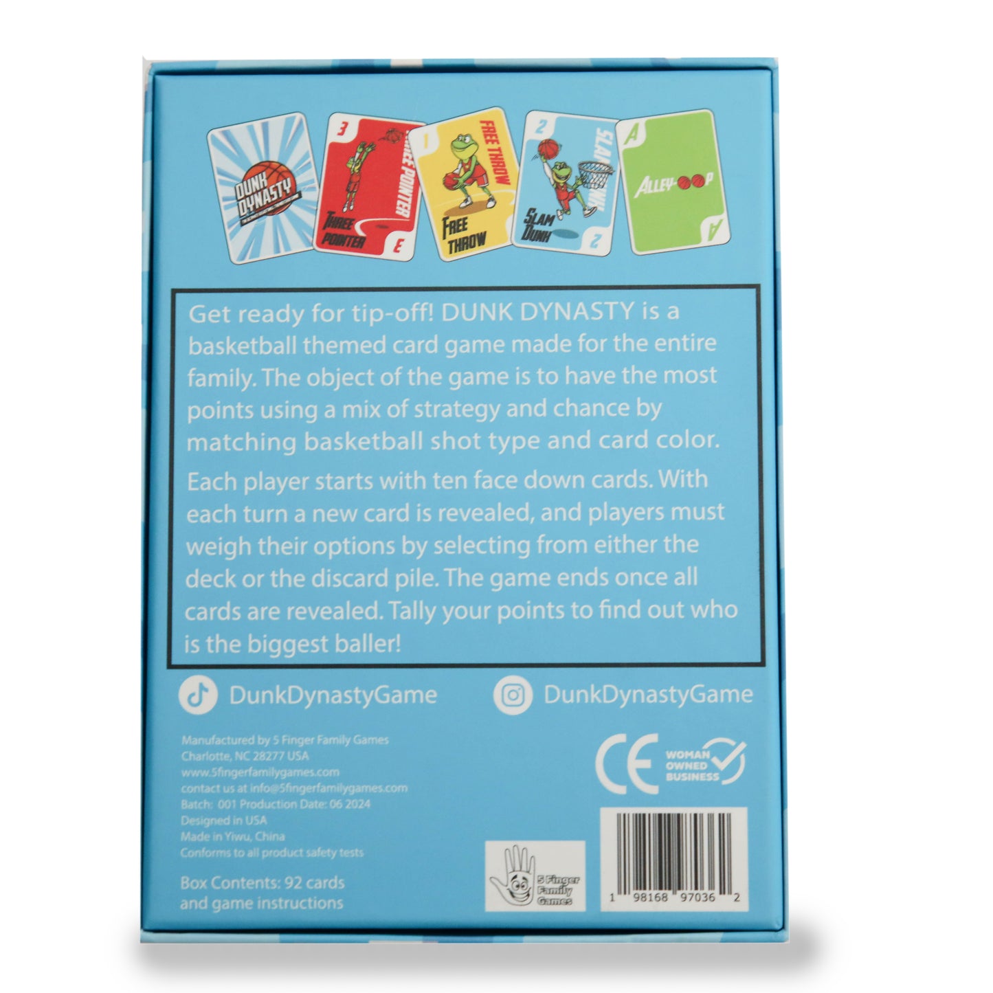 Dunk Dynasty - The Ultimate Basketball Themed Card Game!