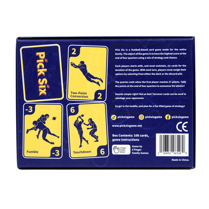 Pick Six - Football Fun for the Whole Family!